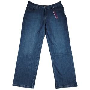 Gloria Vanderbilt Amanda Jeans Womens 18 Short Sculpt Stretch Straight Leg NWT